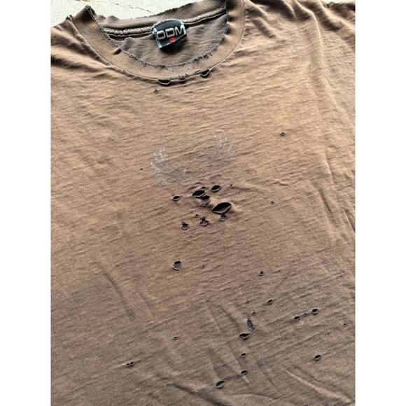 Vintage 2000s THRASHED Black/Brown Orange County Choppers Sleeveless XXL Shirt - Picture 5 of 8